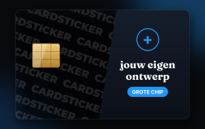 Grote Chip – Zelf samenstellen - pinpas sticker