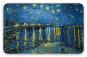 Sterrennacht boven de Rhône