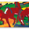 Weidende paarden