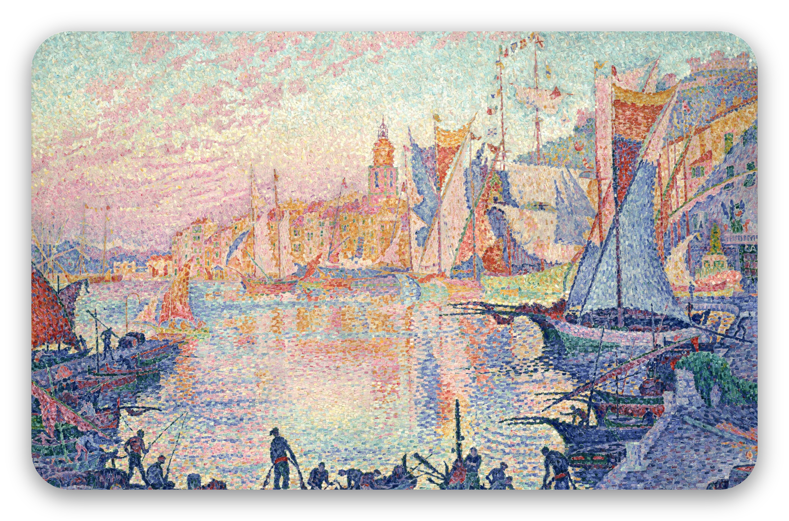 De haven van Saint-Tropez