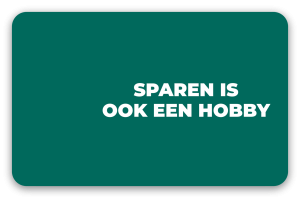 Sparen is ook een hobby