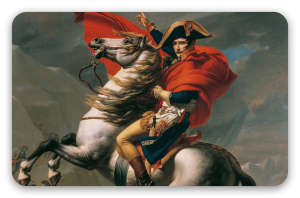 Napoleon over de Alpen
