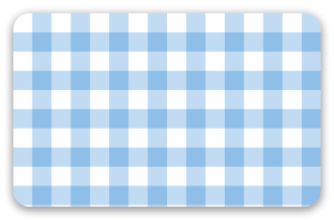 Gingham lichtblauw