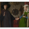 Het Arnolfini-portret (detail)