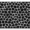 Giraffeprint zwart-wit