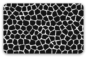 Giraffeprint zwart-wit